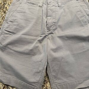 American Eagle Outfitters Light Gray Flat Front Shorts